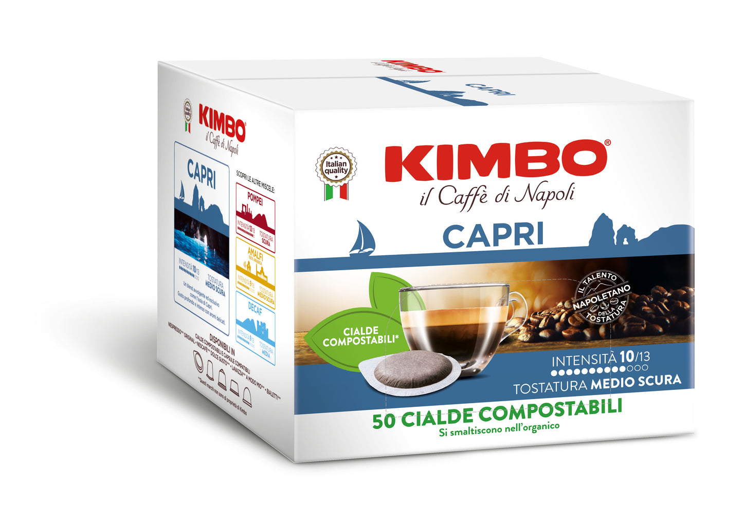 Kimbo Capri Compostable Paper Pod (50)