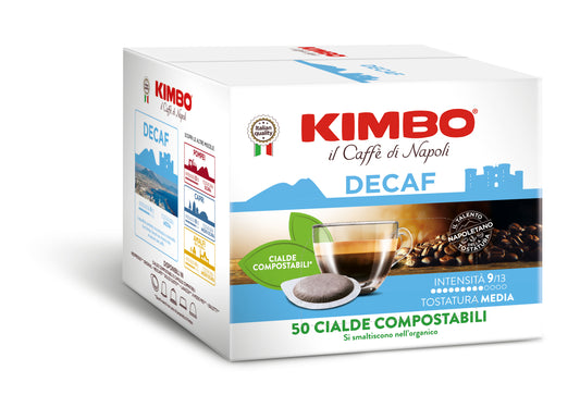 Kimbo Decaffeinated Compostable Paper Pod (50)