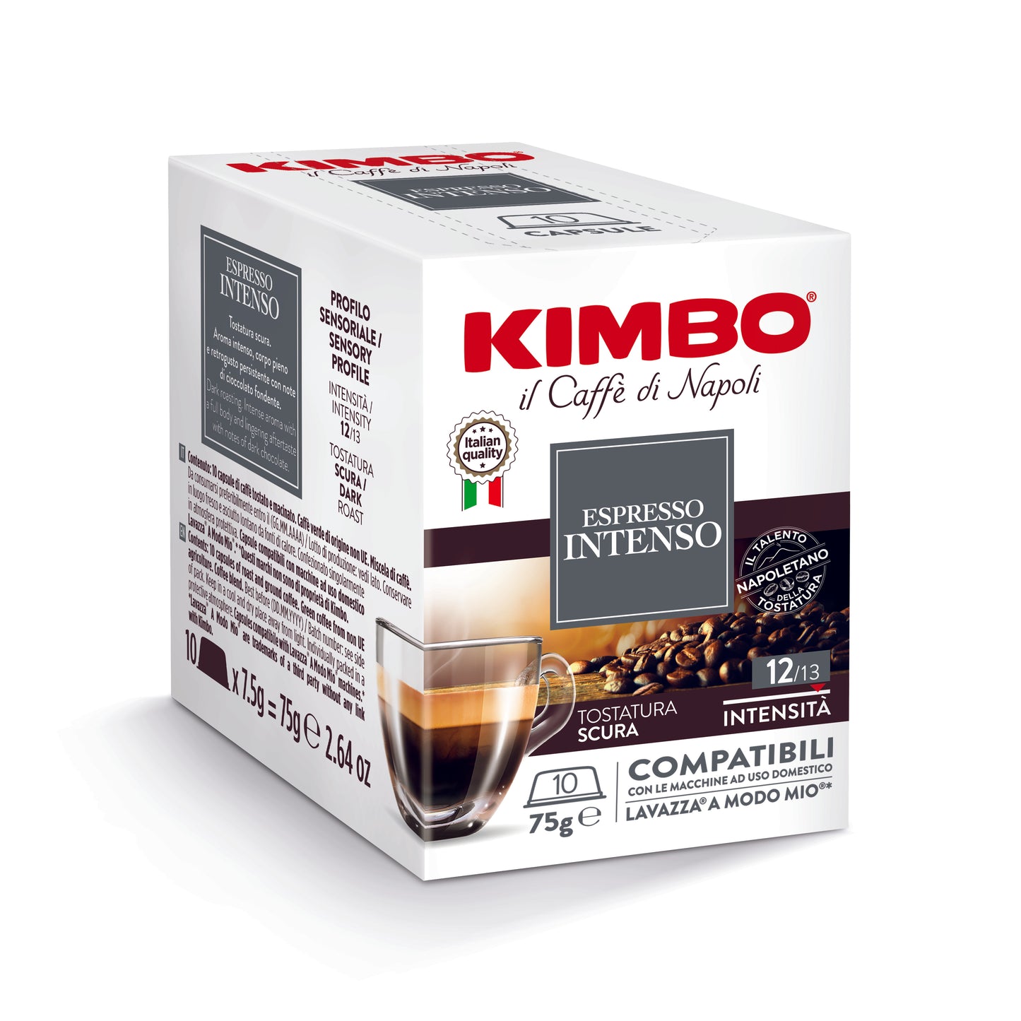 Kimbo Intenso A Modo Mio Compatible Capsules 75g