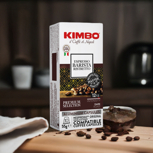 Kimbo Barista Ristretto Aluminium Nespresso ®* Compatible Capsules 55g
