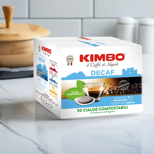 Kimbo Decaffeinated Compostable Paper Pod (50)