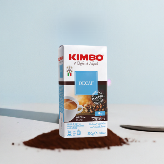 Kimbo Decaffeinated Ground Coffee 250g