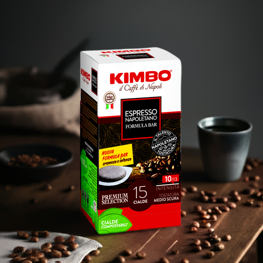 Kimbo Espresso Napoletano Compostable Paper Pod 105g